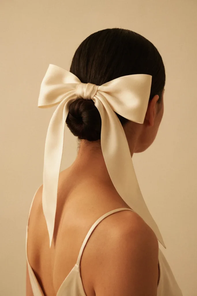 Oversized Bow Hairstyle