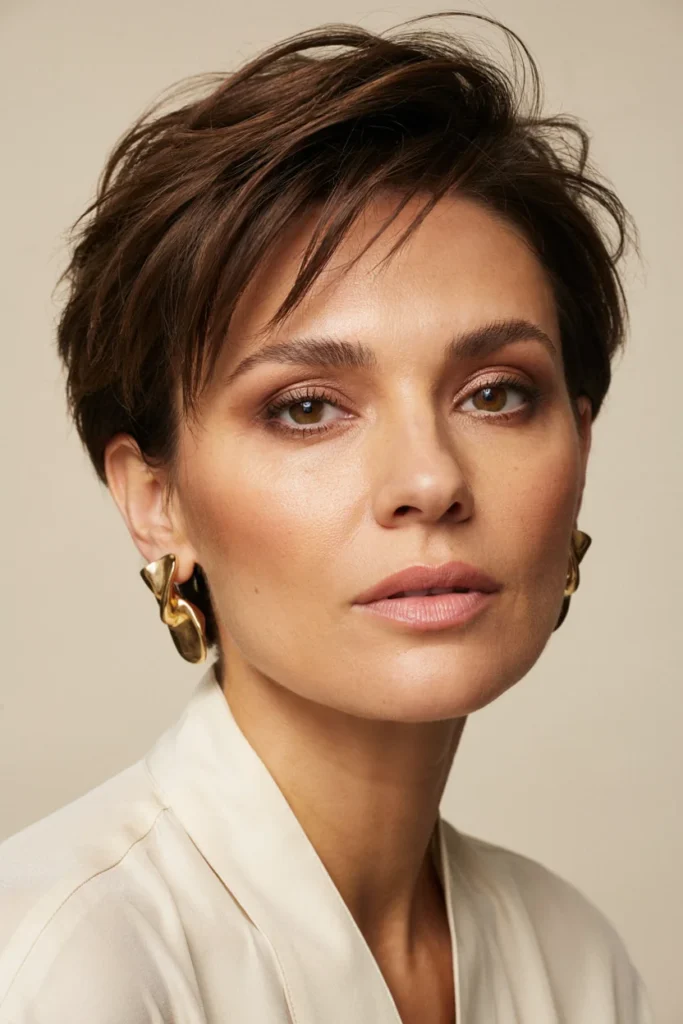 Pixie Cut with Textured Volume