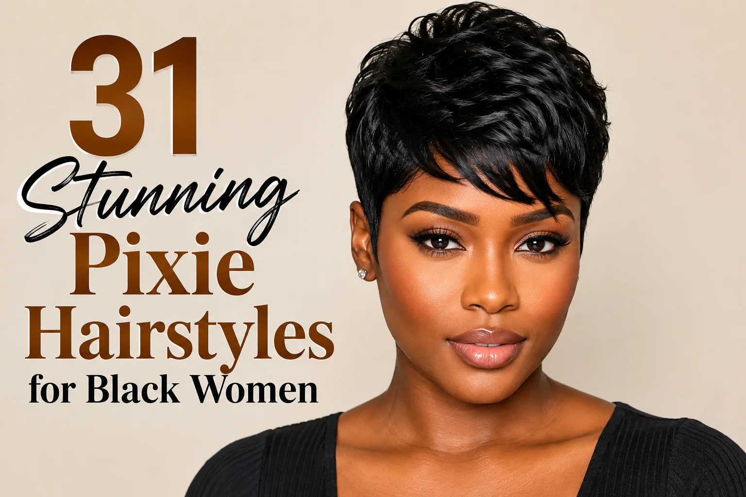 31 Stunning Pixie Hairstyles for Black Women