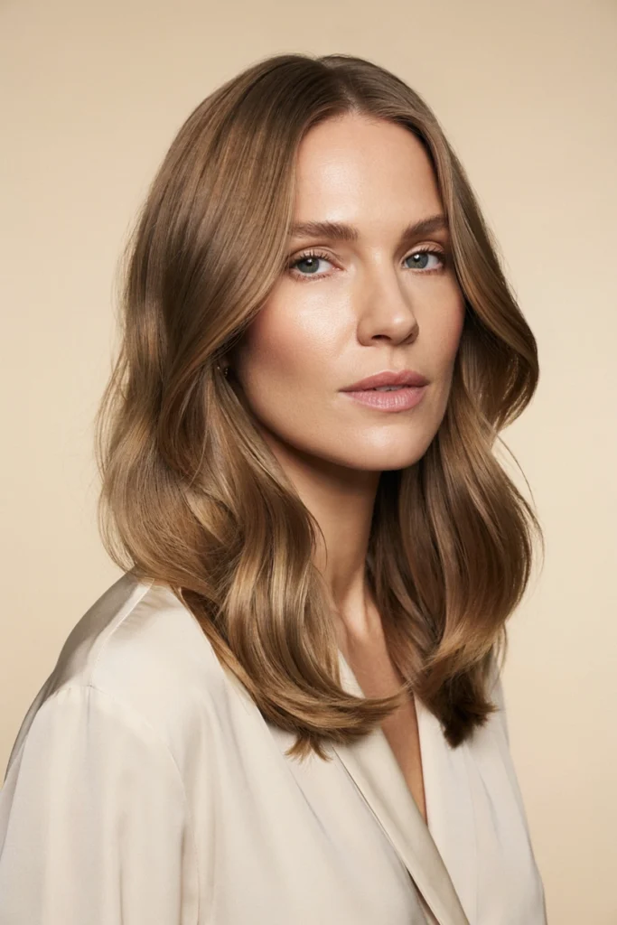 Polished Lob With Soft Waves