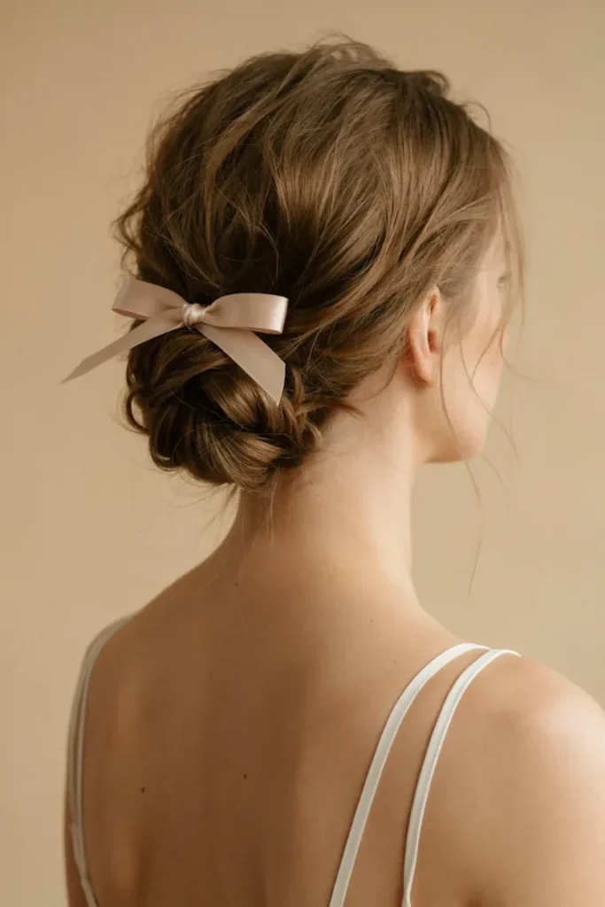 Romantic Bow Updo