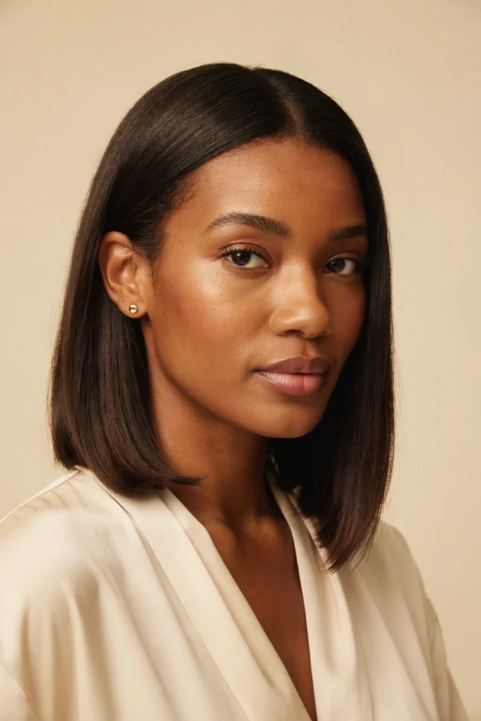 Shoulder-Length Straight Bob
