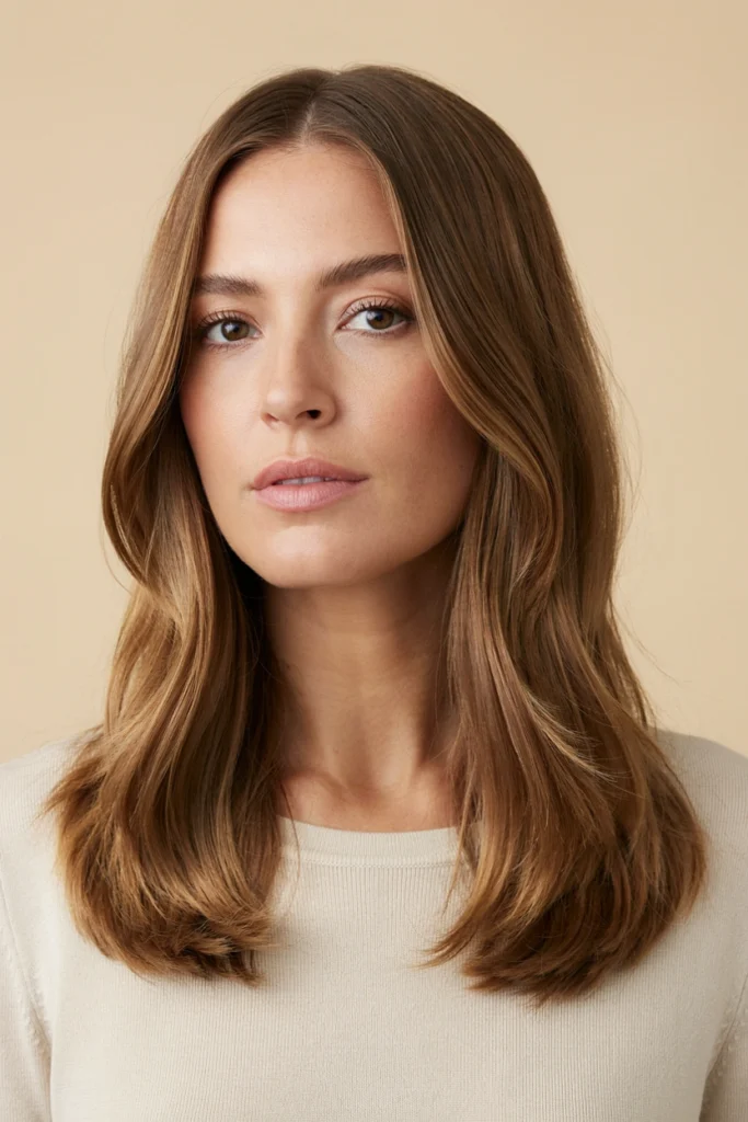 Side-Parted Layered Lob