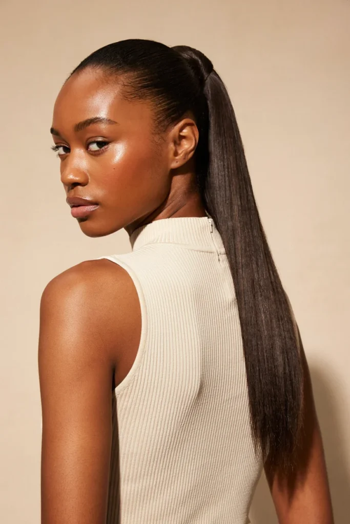Sleek Straight Ponytail