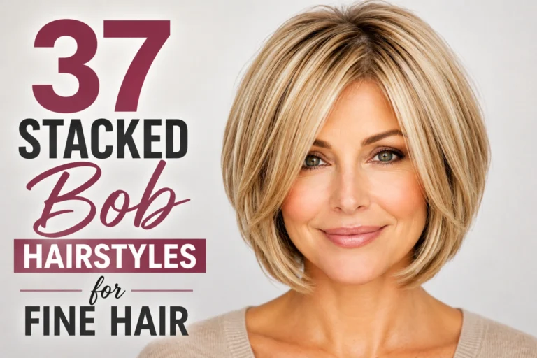 37 Stacked Bob Hairstyles for Fine Hair for Instant Volume