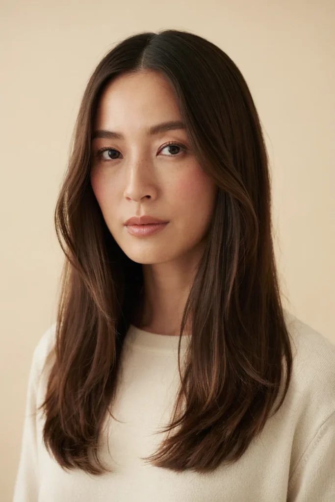 Straight Hair with Soft Layers