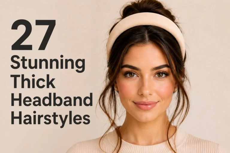 27 Stunning Thick Headband Hairstyles You’ll Want to Try ASAP