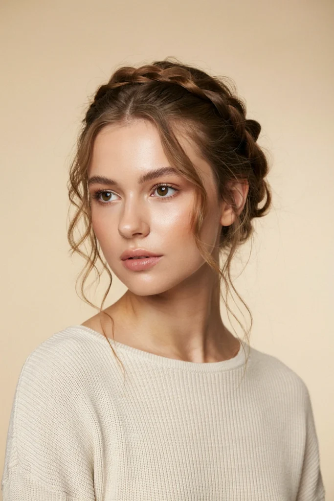Twisted Half-Up Style
