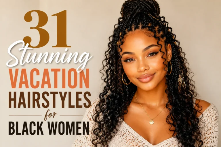 31 Stunning Vacation Hairstyles for Black Women