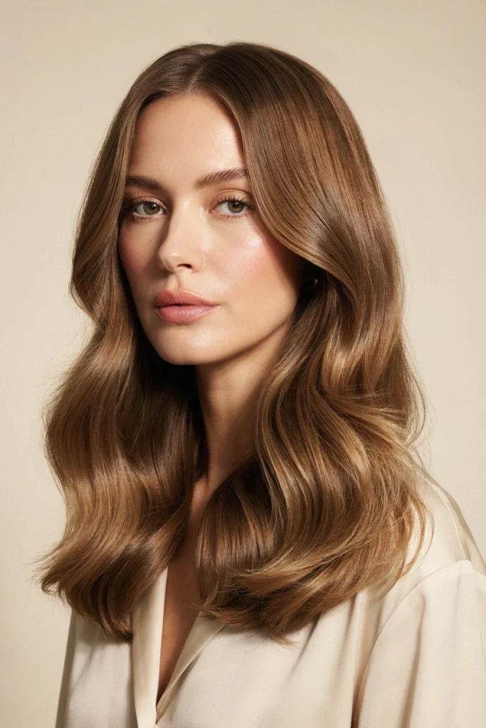 Voluminous Lob With Face-Framing Pieces