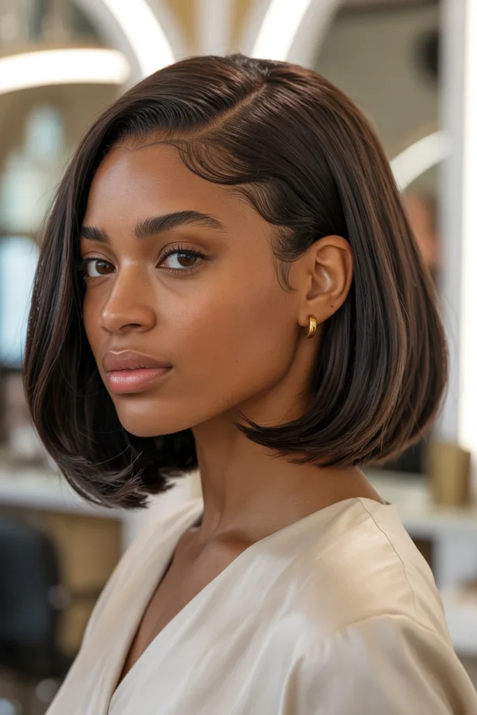 90s Bob with Flipped Ends