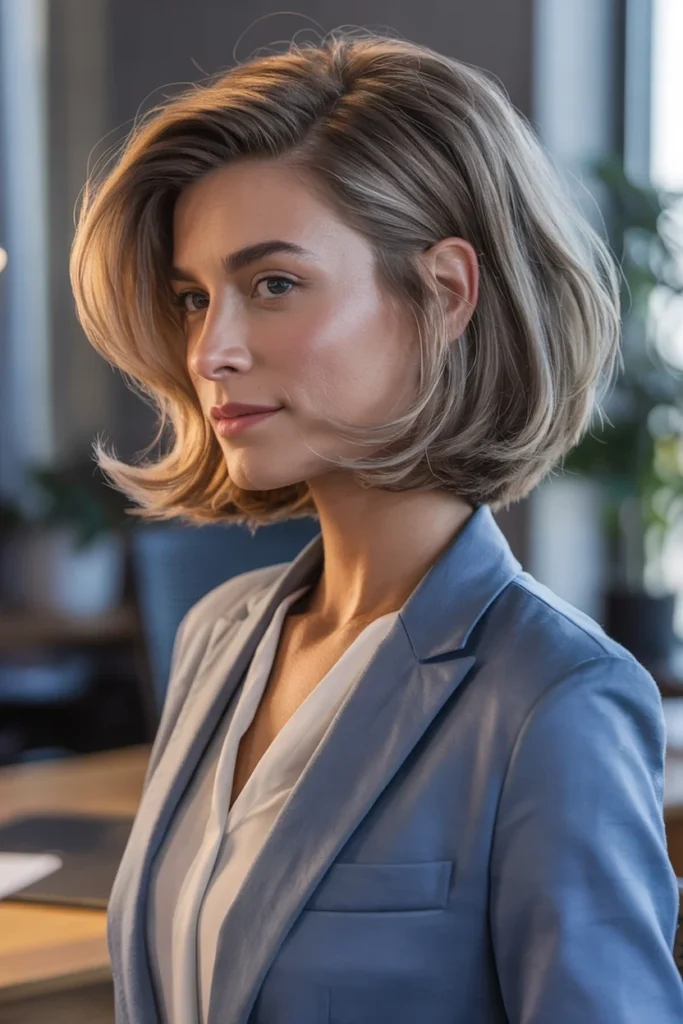 Side-Parted Bob