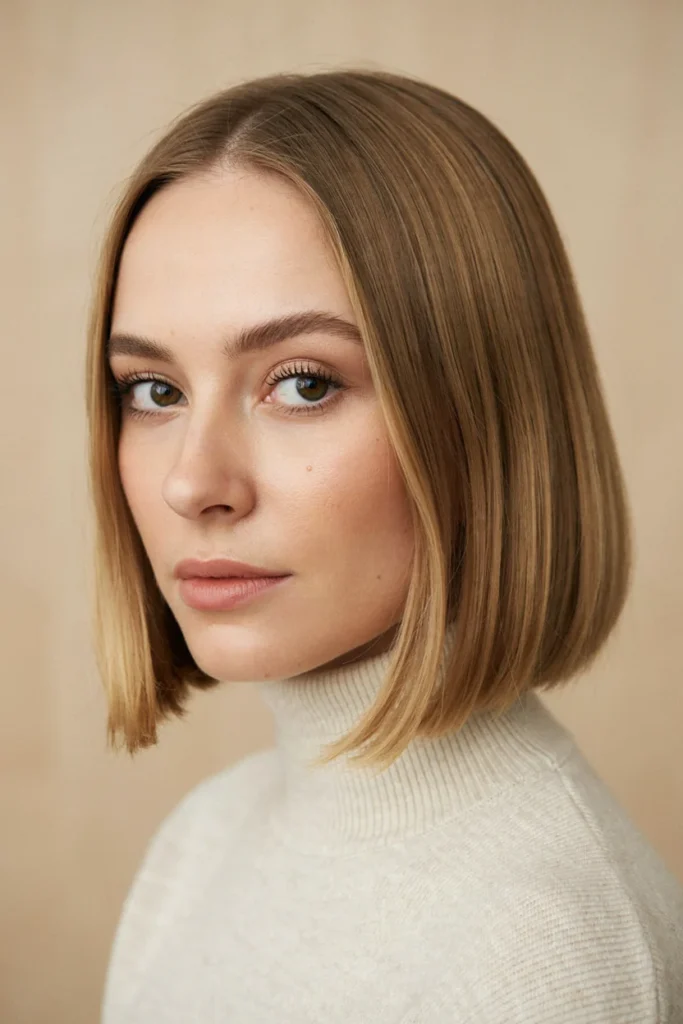 Angled Bob for Added Shape