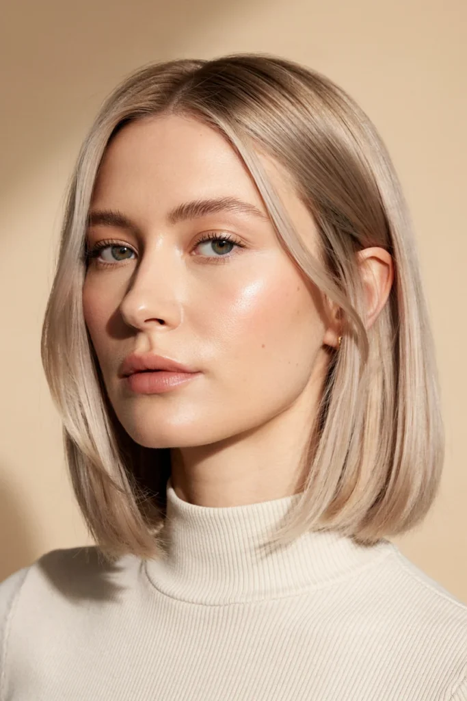 Ash Blonde Bob