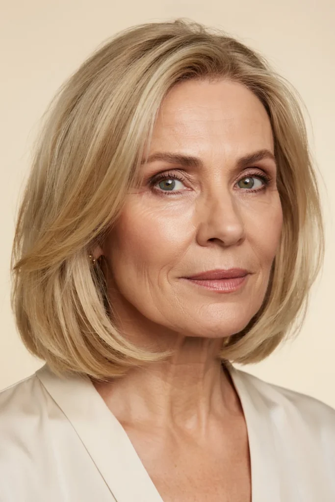Blonde Bob for Women Over 50