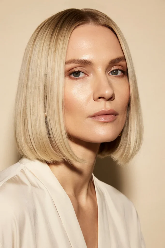 Blunt Blonde Bob