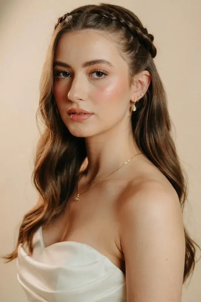 Braided Half-Up Hairstyle