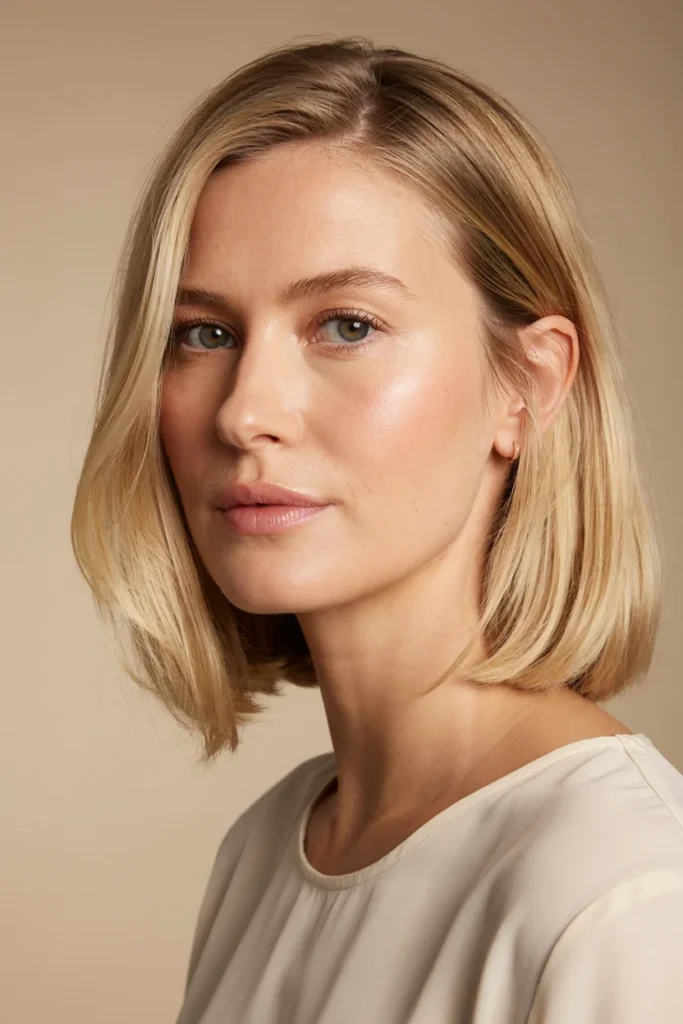 Classic Blonde Bob