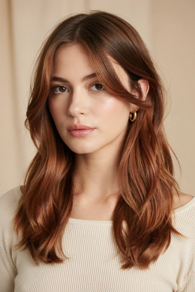 Classic Red Copper Balayage