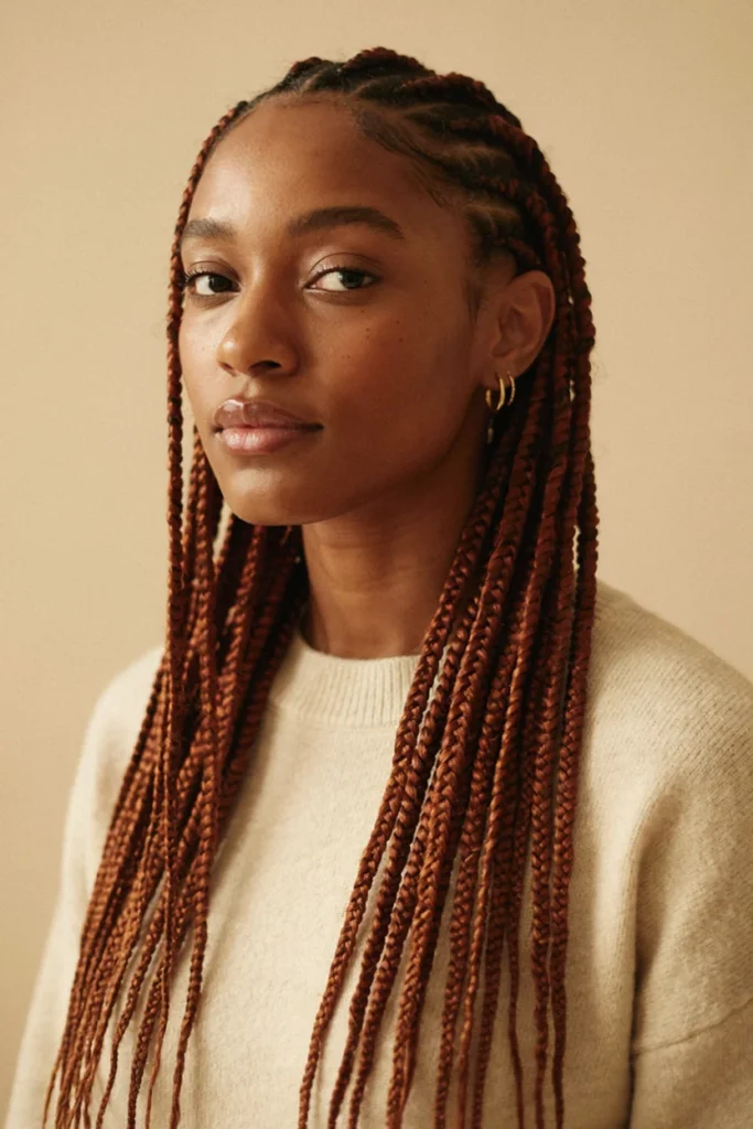 Copper Box Braids