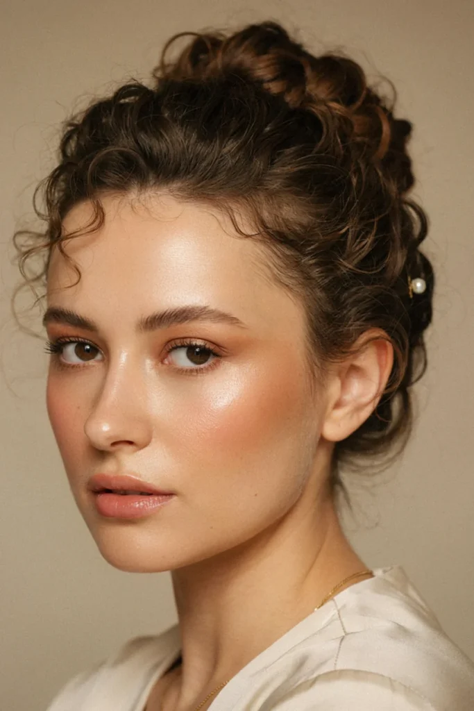 Curly Chignon