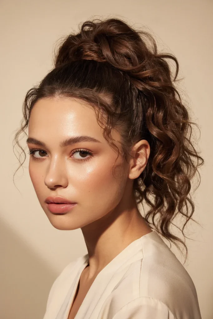 Curly High Ponytail