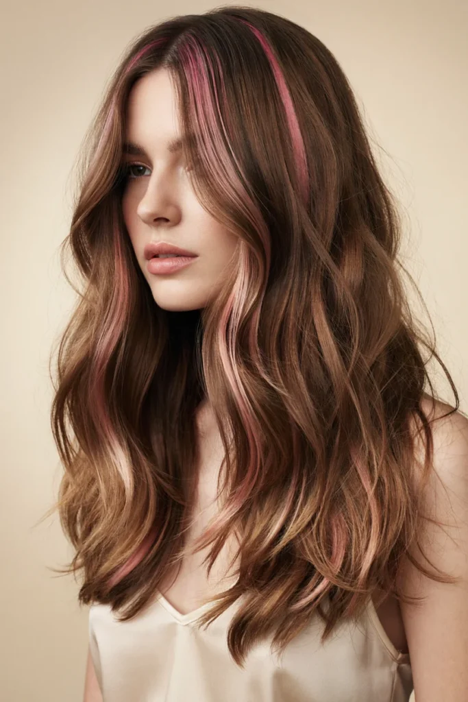 Dimensional Pink Highlights With Multiple Pink Shades
