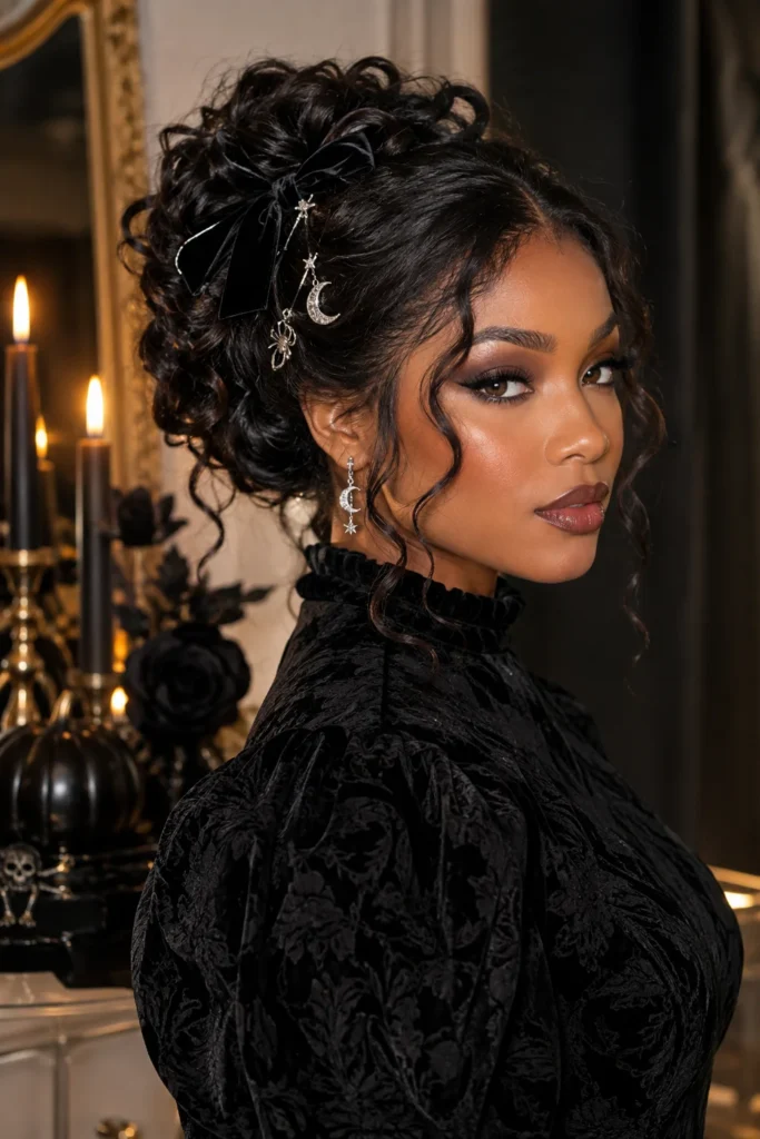 Elegant Halloween Updo
