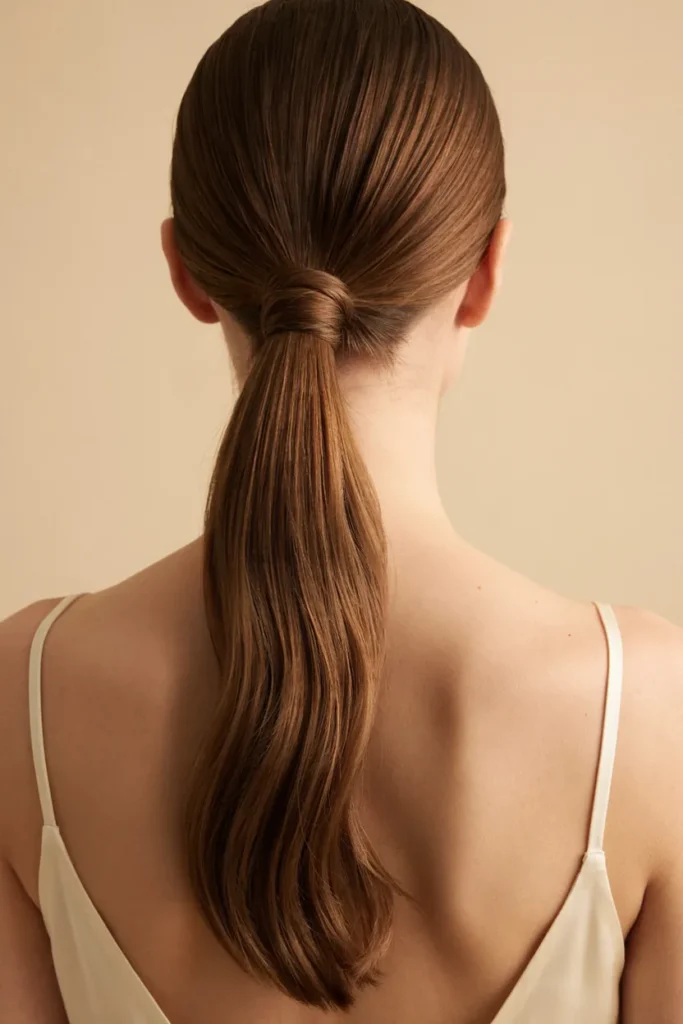 Elegant Low Ponytail