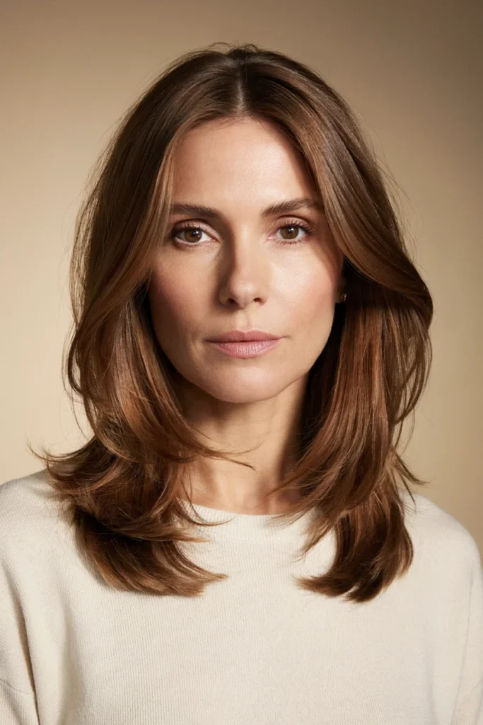 Feathered Medium-Length Cut