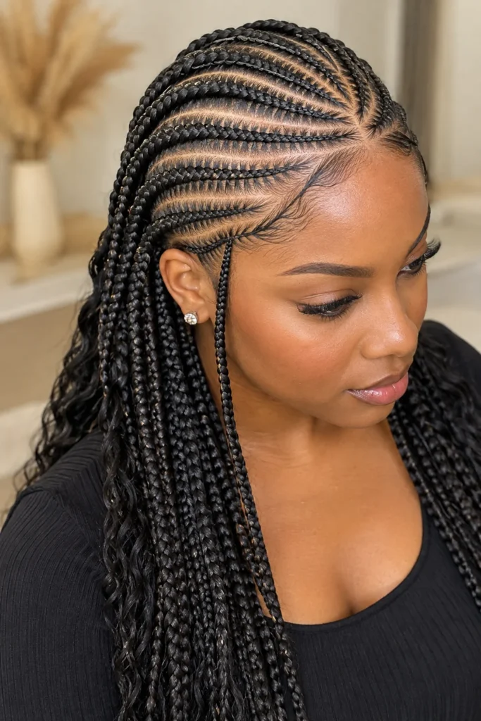 Feed-In Braided Sections