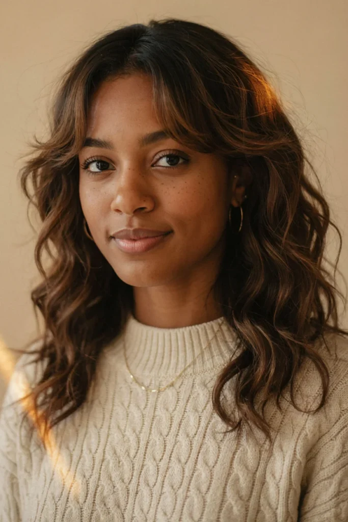 Layered Natural Curls