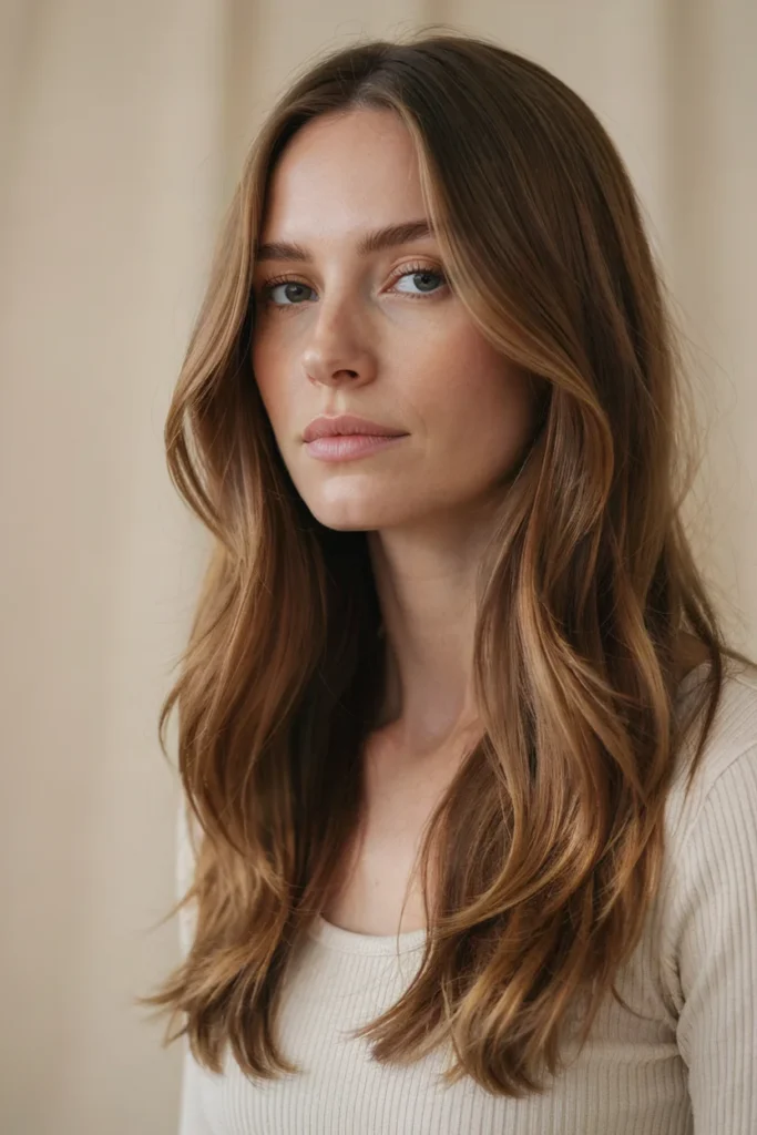 Long Hair with Face-Framing Layers