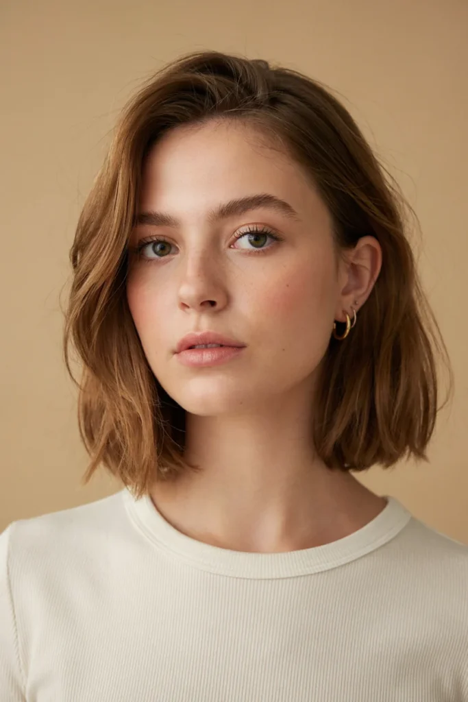 Messy Bob with Piecey Layers