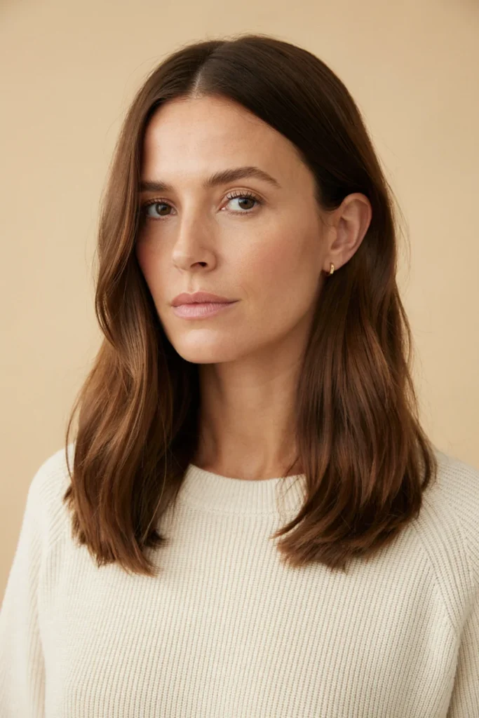 Modern Midi Cut with Face-Framing Layers