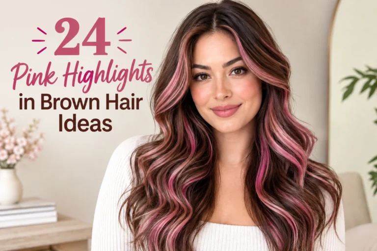 24 Pink Highlights in Brown Hair Ideas That Look Effortlessly Chic