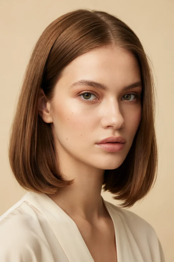 Polished Bob with Voluminous Roots