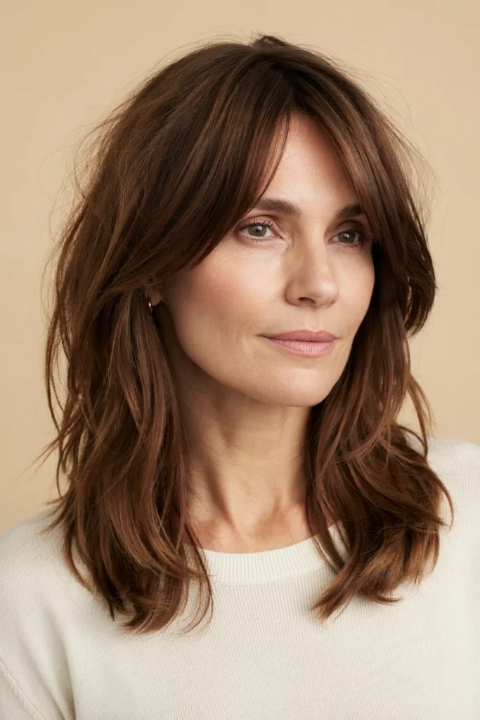 Shaggy Shoulder-Length Cut