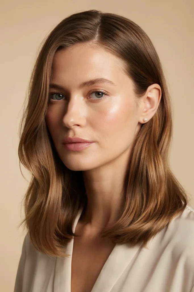 Side-Swept Long Bob