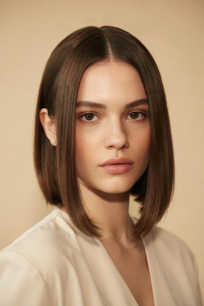 Sleek Blunt Bob