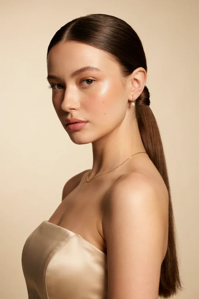 Sleek Low Ponytail