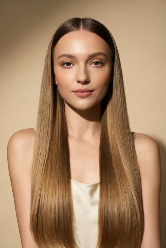 Sleek Straight Long Hair