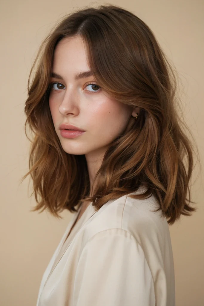 Soft Layered Bob With Balayage