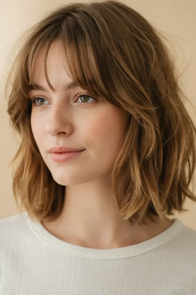 Soft Shag With Wispy Bangs