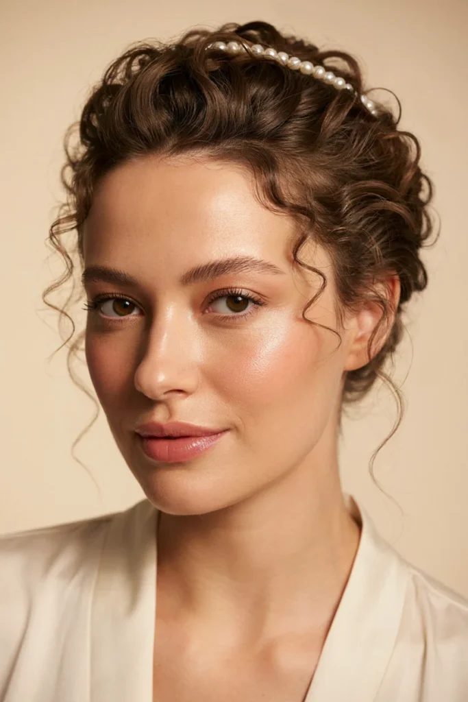 Sophisticated Curly Updo