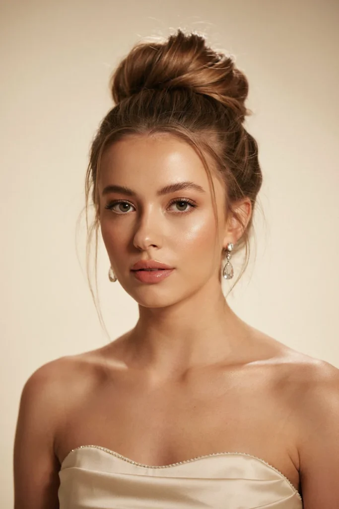 Textured High Bun