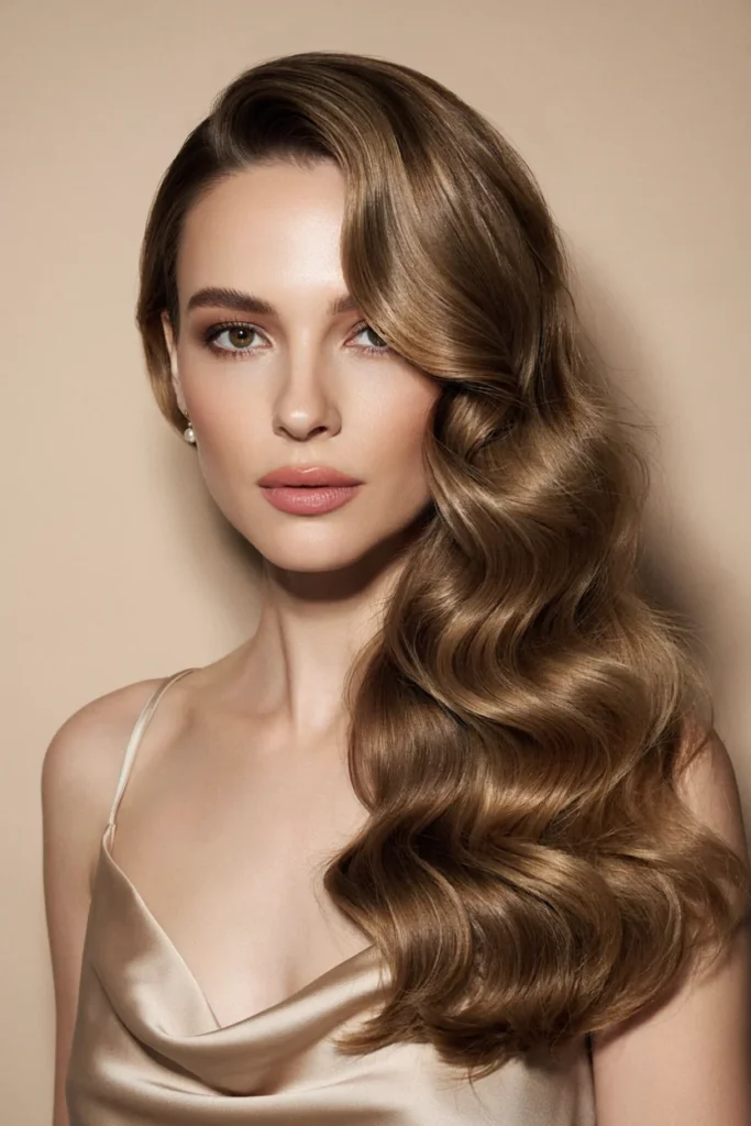Voluminous Hollywood Curls