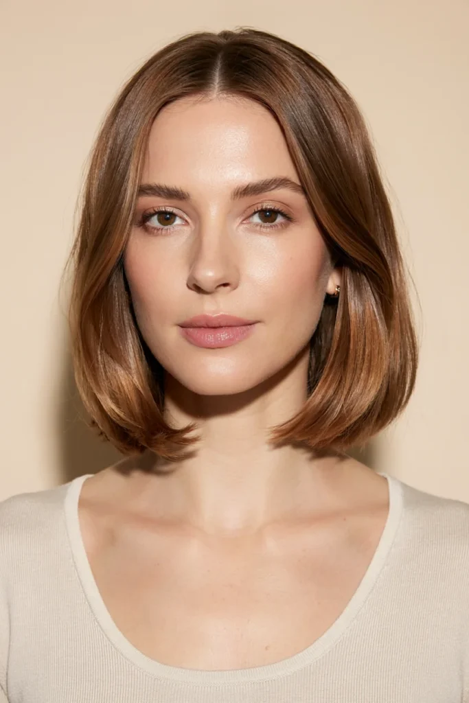 Warm Caramel Bob