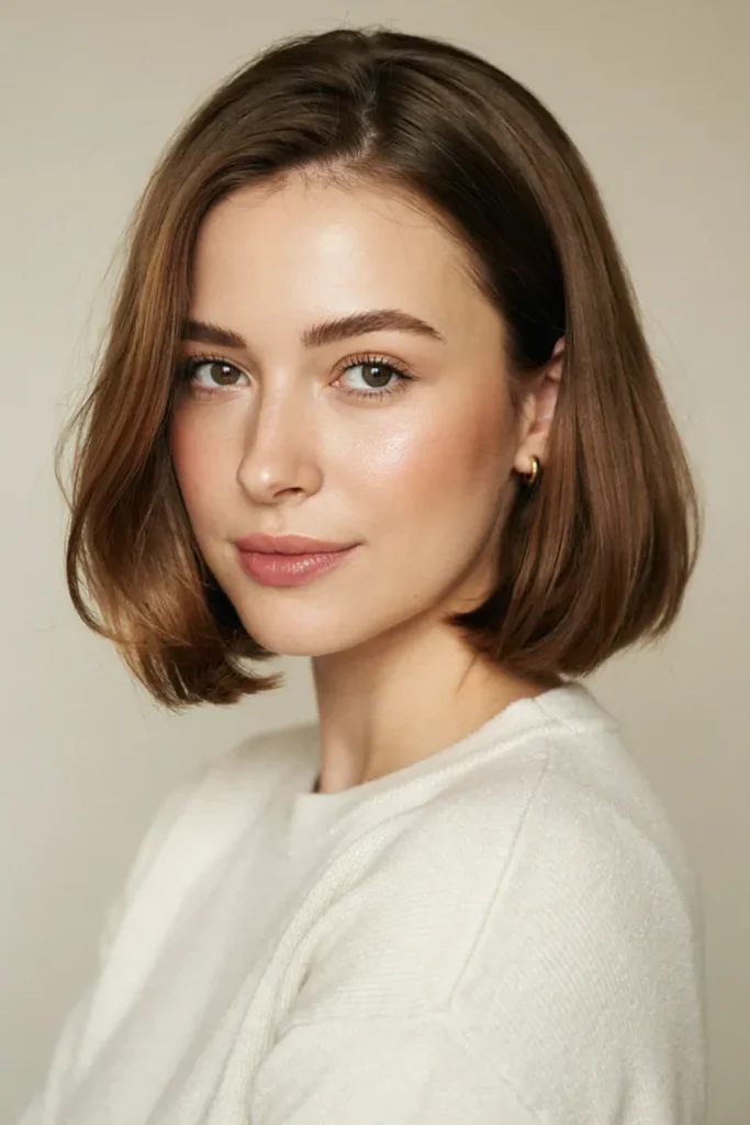 Warm Chestnut Brown Bob