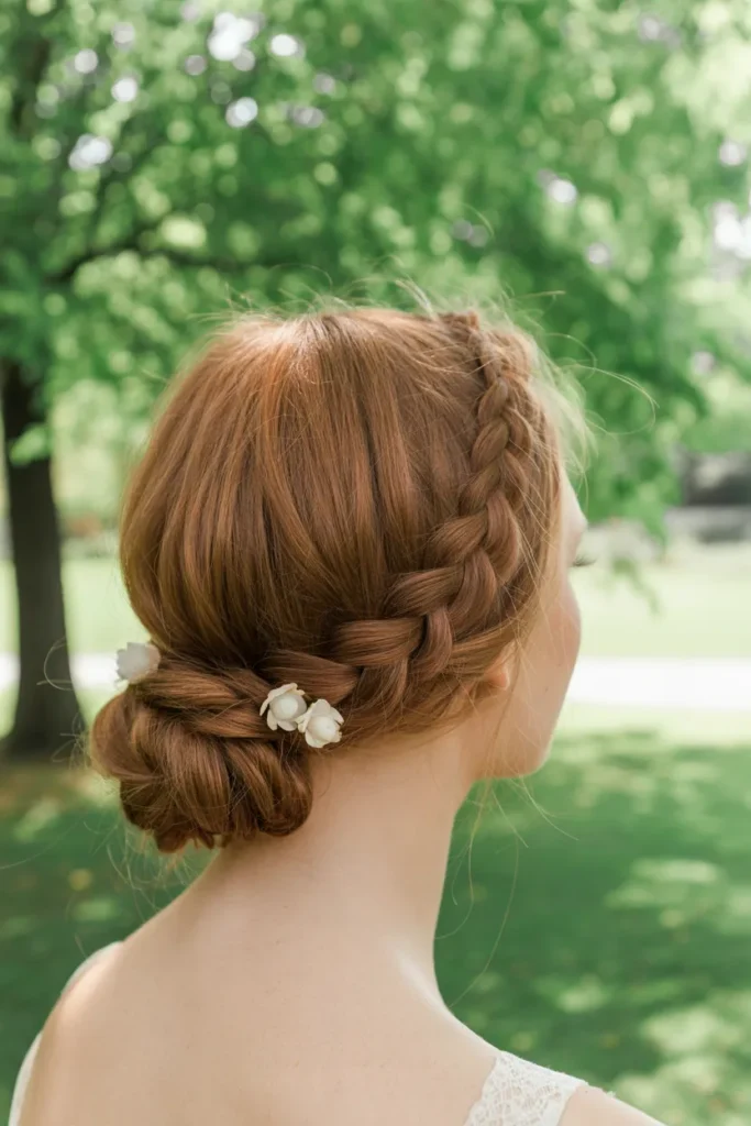 Braided Crown Updo